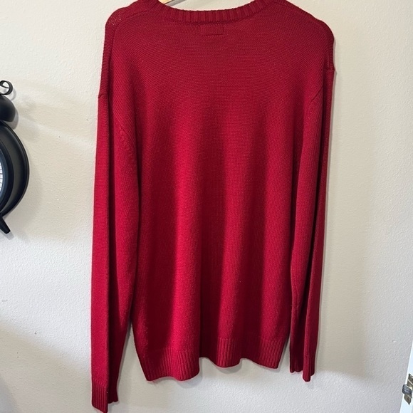 Arizona Jean Company Red V-Neck Sweater - Picture 5 of 8